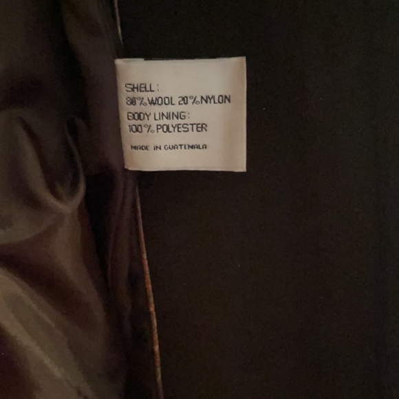 Dark Brown Wool coat - Picture 7 of 7